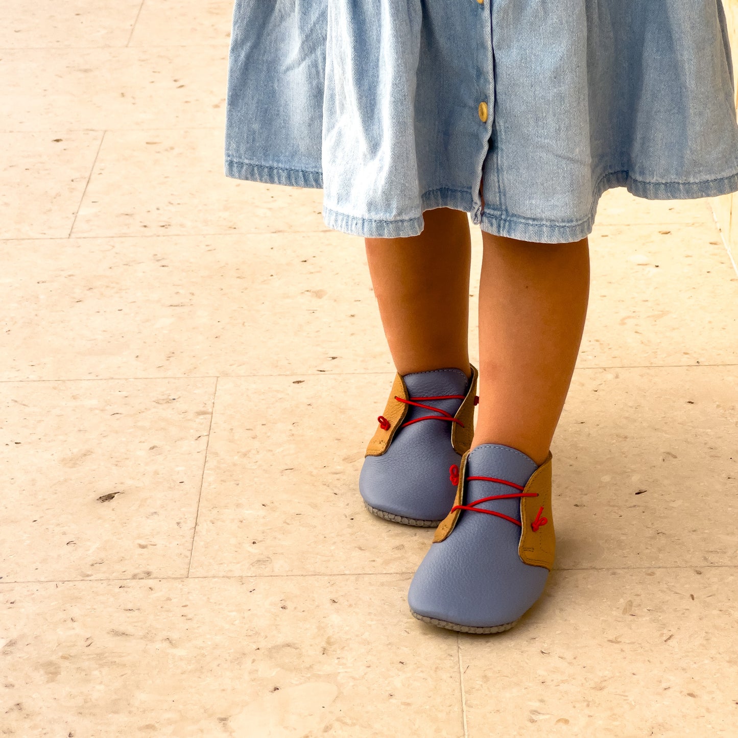 Babyschuhe mit weichen Pfoten - Urban Modelle - Sunset