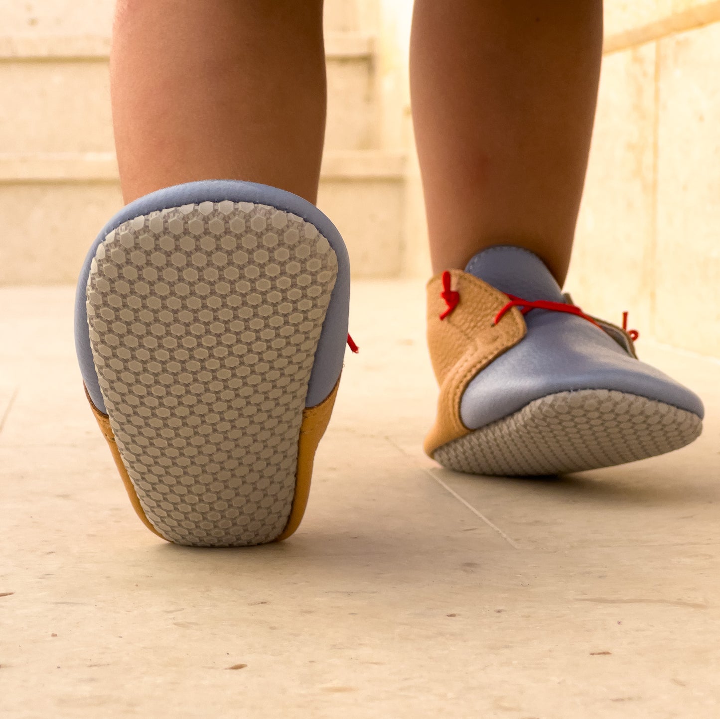 Babyschuhe mit weichen Pfoten - Urban Modelle - Sunset
