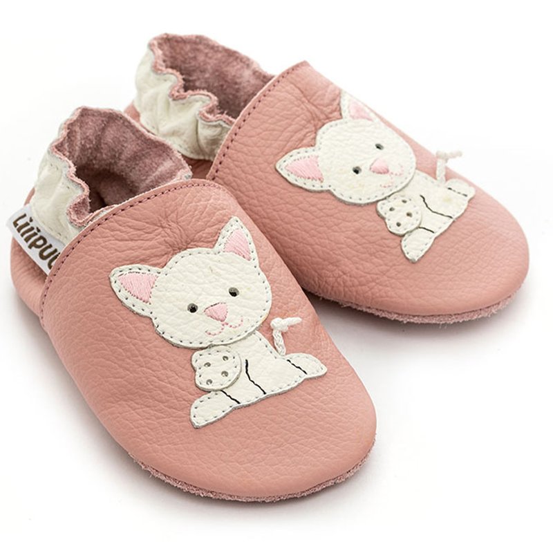 Weiche Babyschuhe - Kätzchen