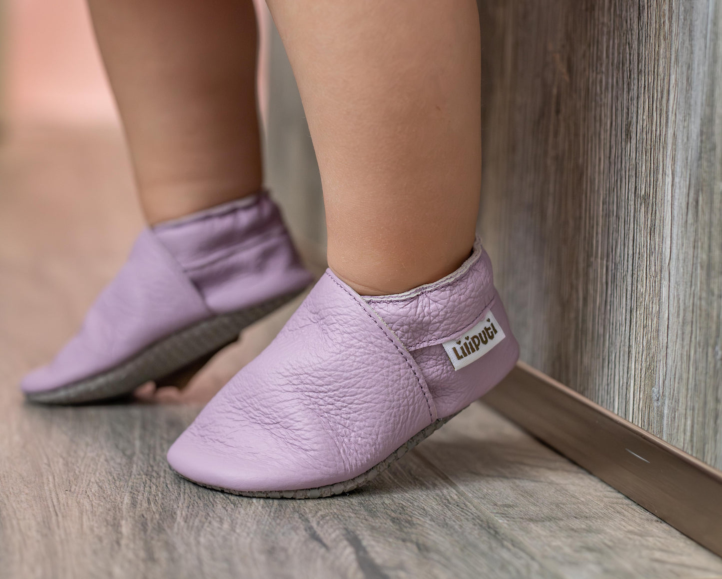 Weiche Babyschuhe - Lavendel