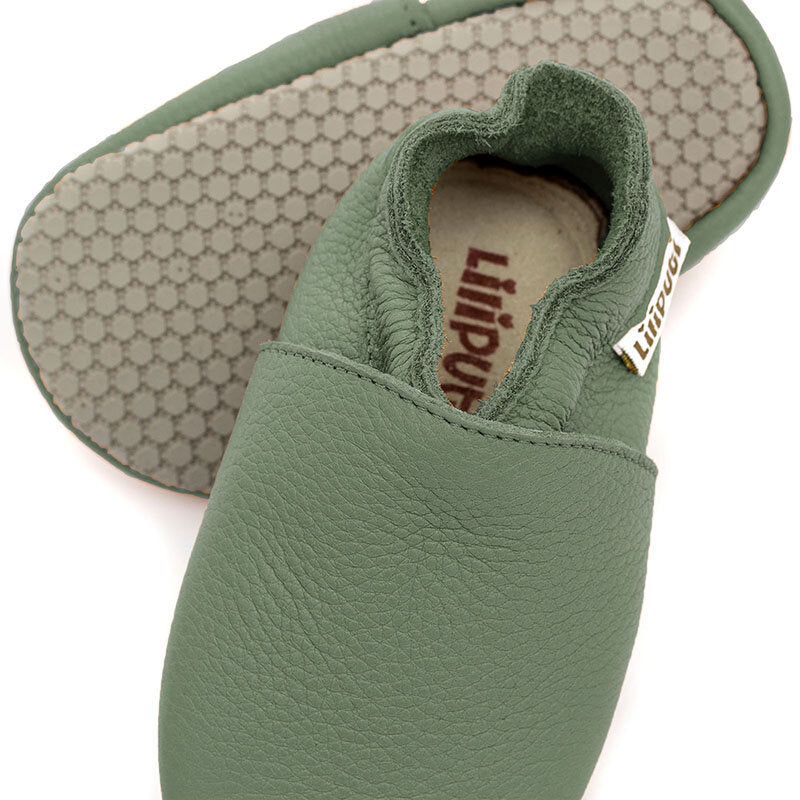 Weiche Babyschuhe - Pistazie