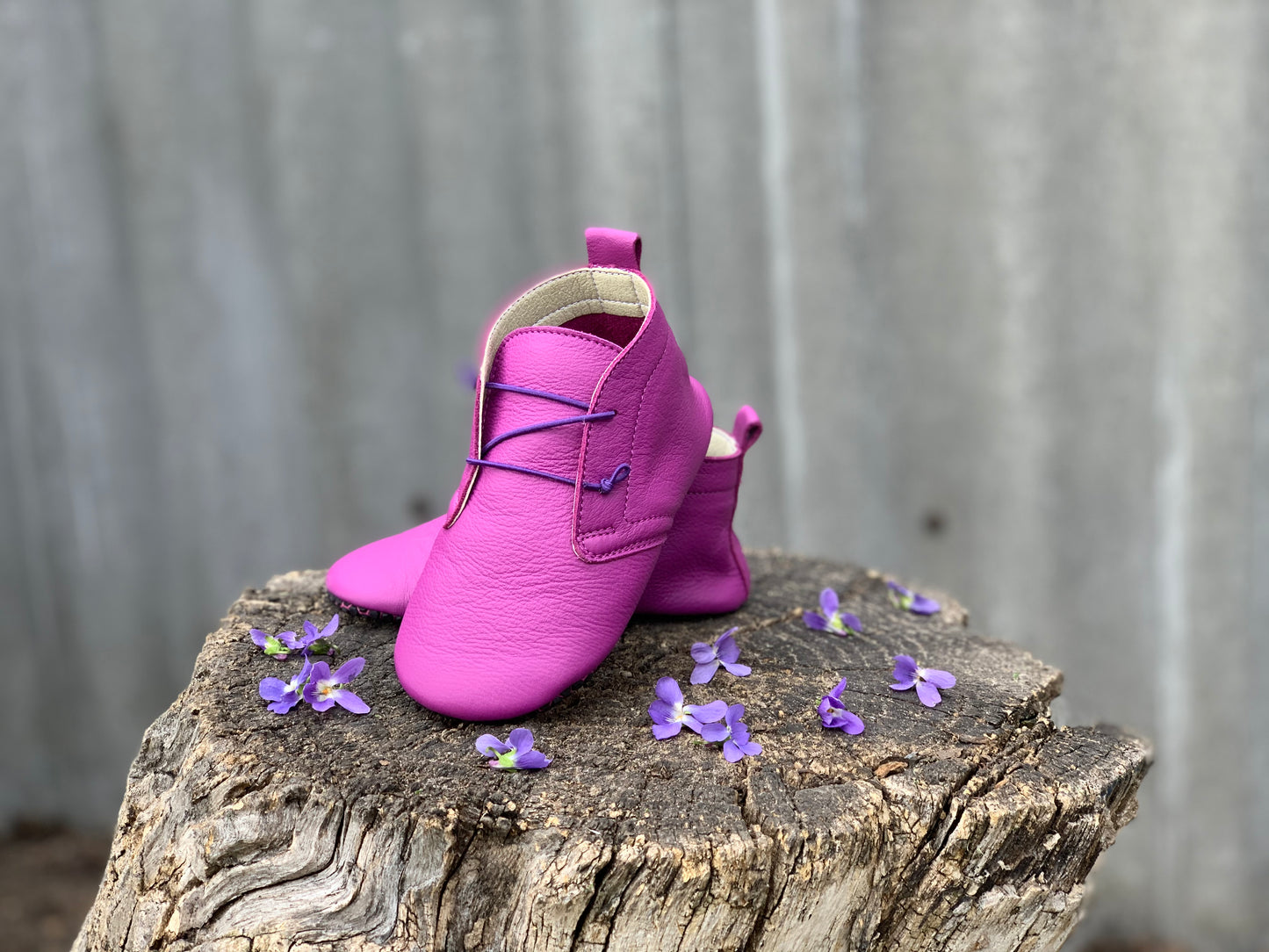Babyschuhe mit weichen Pfoten - Urban Modelle - Fuchsia