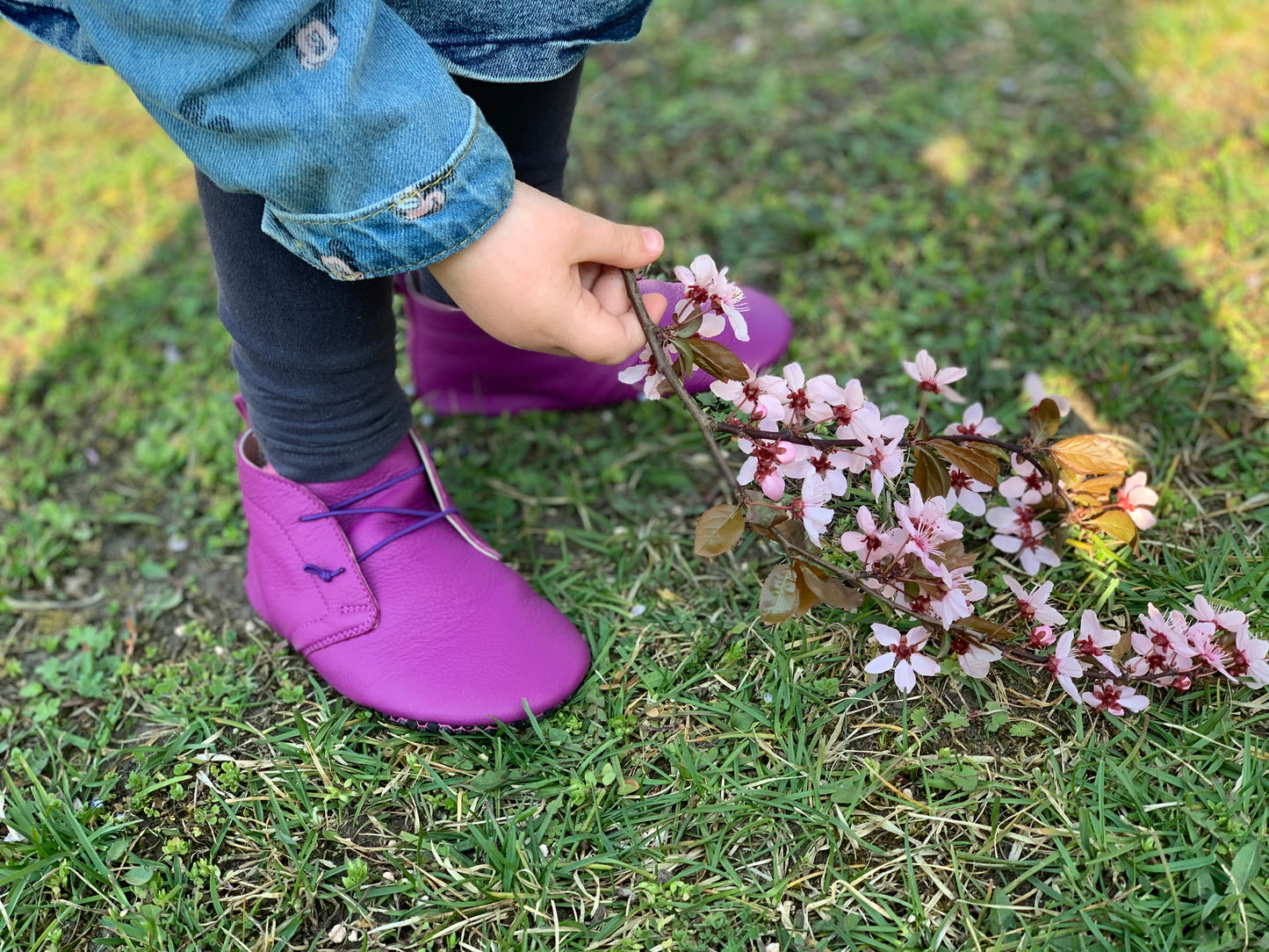 Babyschuhe mit weichen Pfoten - Urban Modelle - Fuchsia