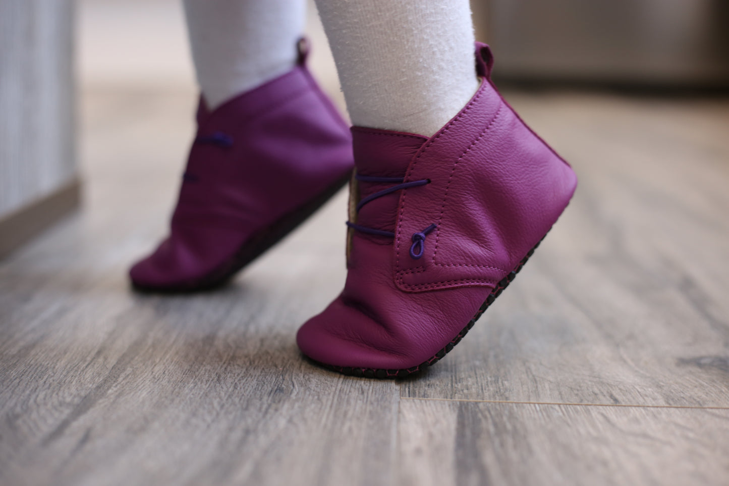 Babyschuhe mit weichen Pfoten - Urban Modelle - Fuchsia