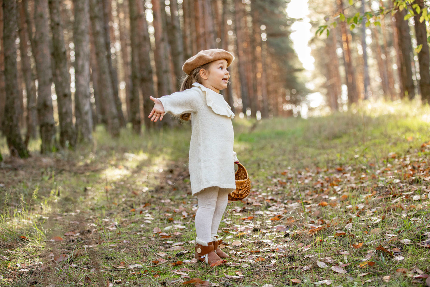 Babystiefel mit weichen Pfoten - Boho