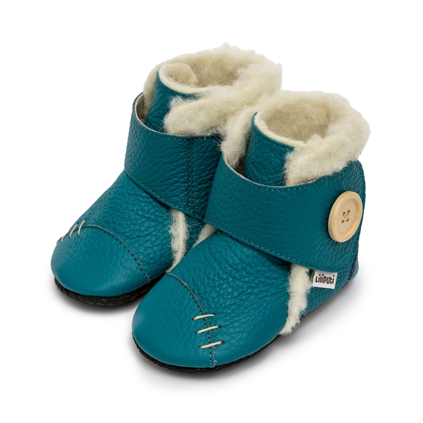 Babystiefel mit weichen Pfoten - Mineral