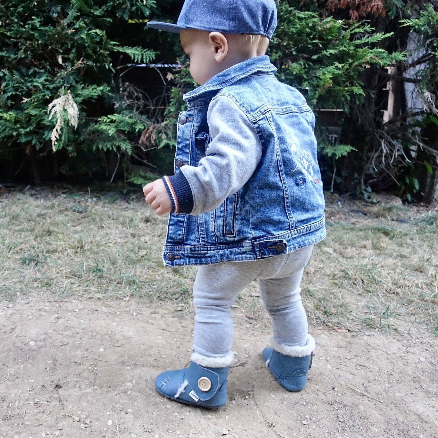 Babystiefel mit weicher Sohle - Schneewolken