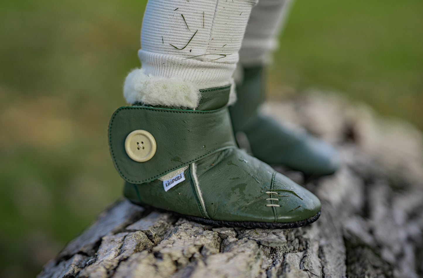 Babystiefel mit weichen Pfoten - Wald