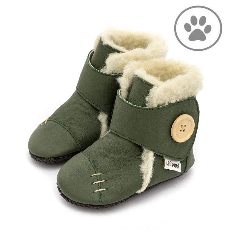 Babystiefel mit weichen Pfoten - Wald
