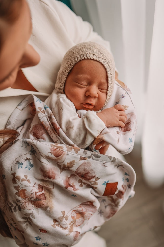 Baby Baumwolldecke - Geheimnis der Blumen