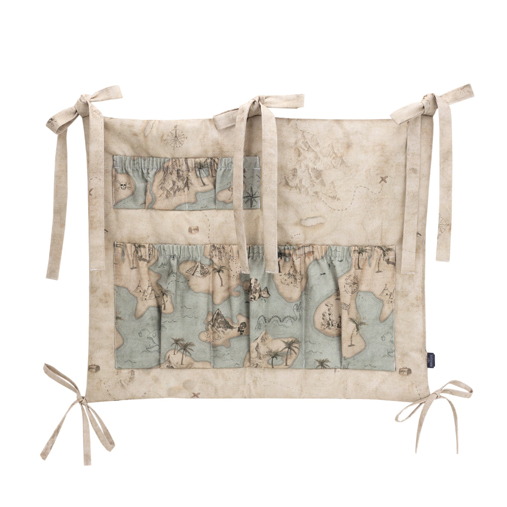 Babybett Organizer - Schatzinseln