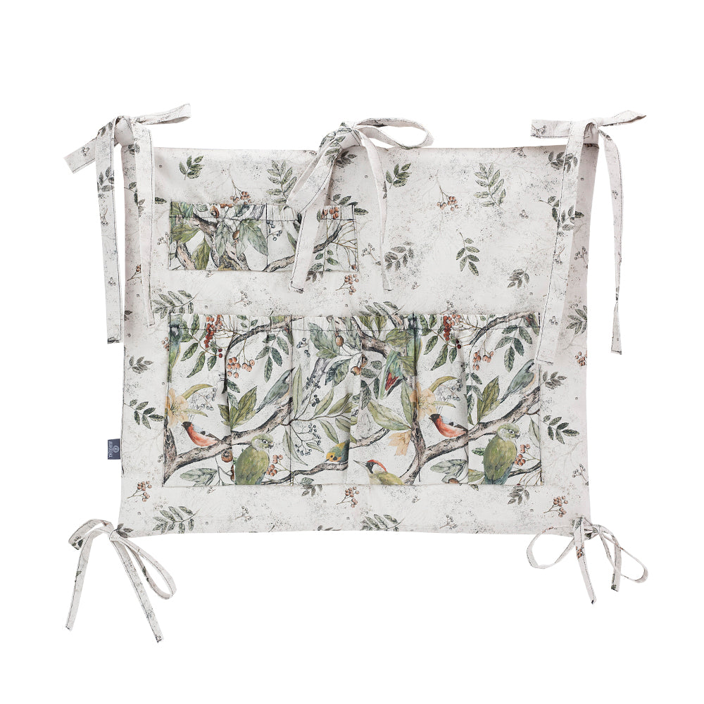 Babybett Organizer - Vogeltanz