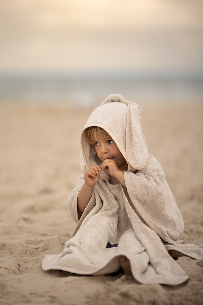 Bambus Poncho - Leinen