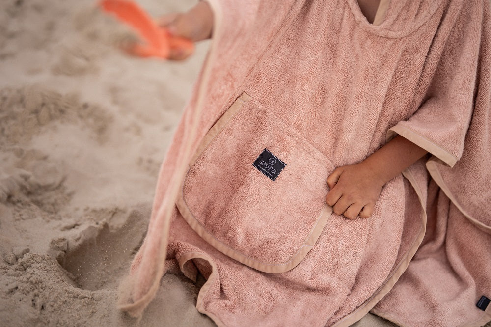 Bambus Poncho - Leinen