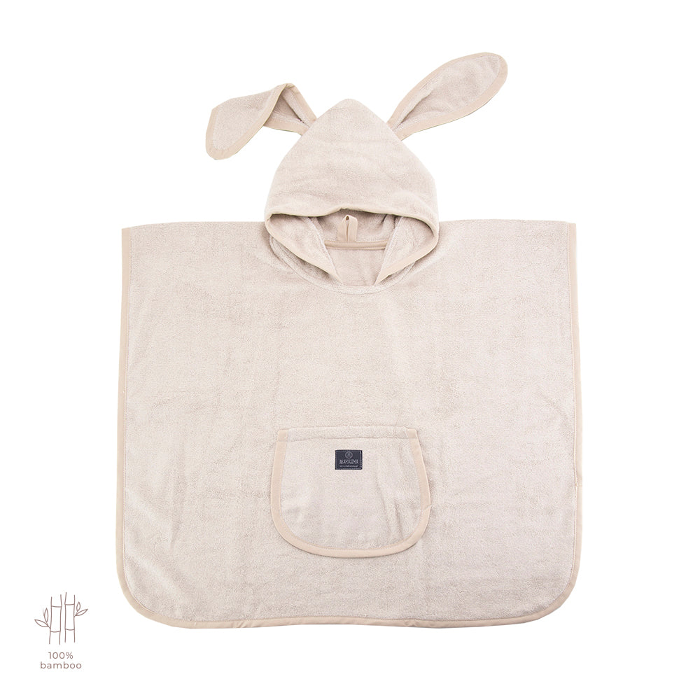 Bambus Poncho - Leinen