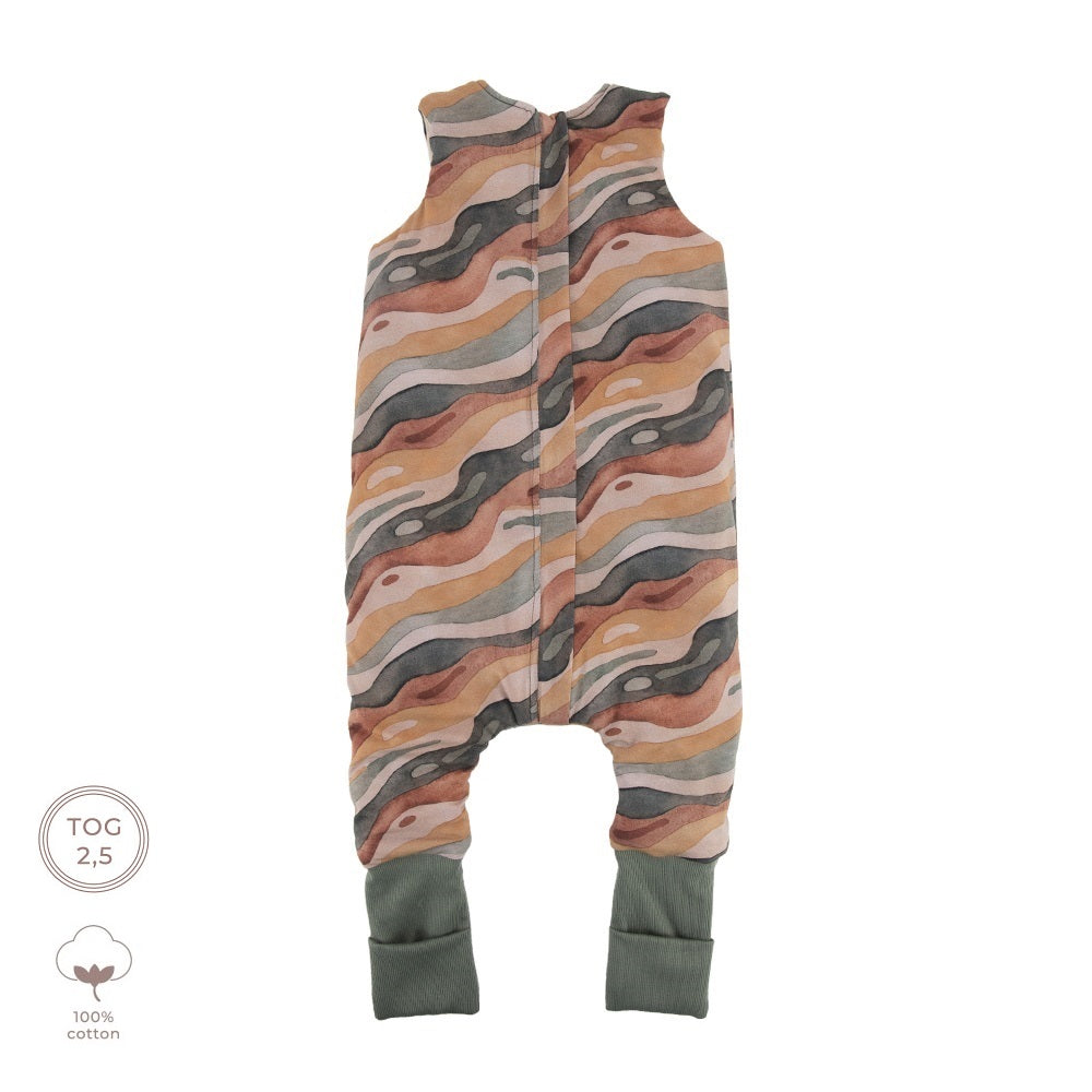 Schlafsack mit Beinen - Regenbogenberg