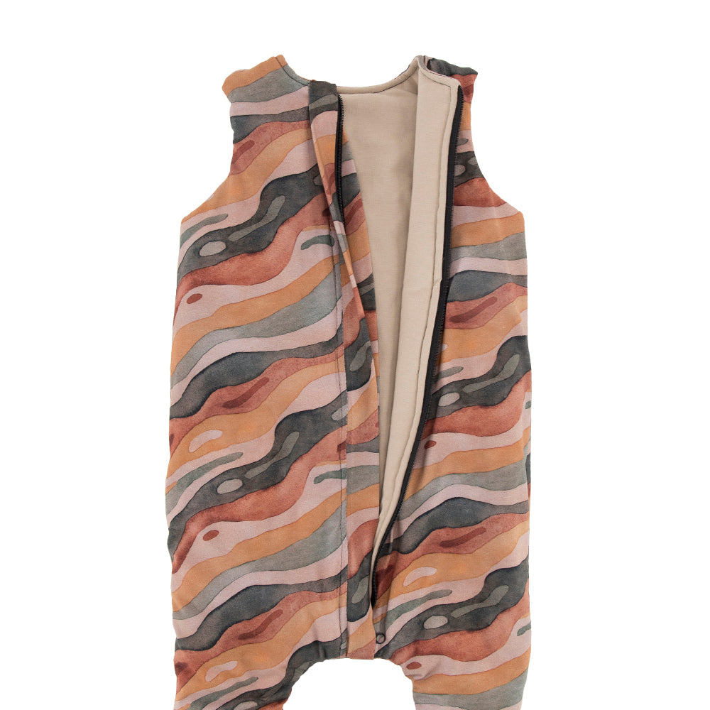 Schlafsack mit Beinen - Regenbogenberg