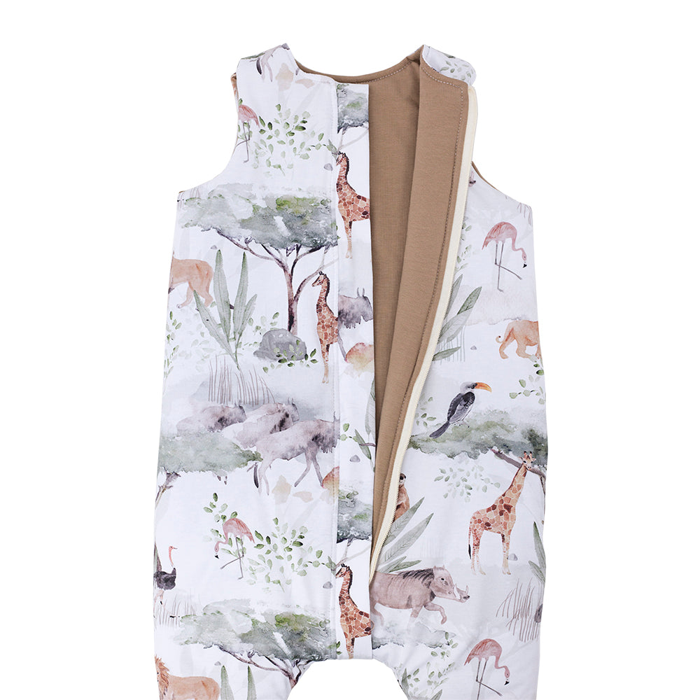 Schlafsack mit Beinen - Safari