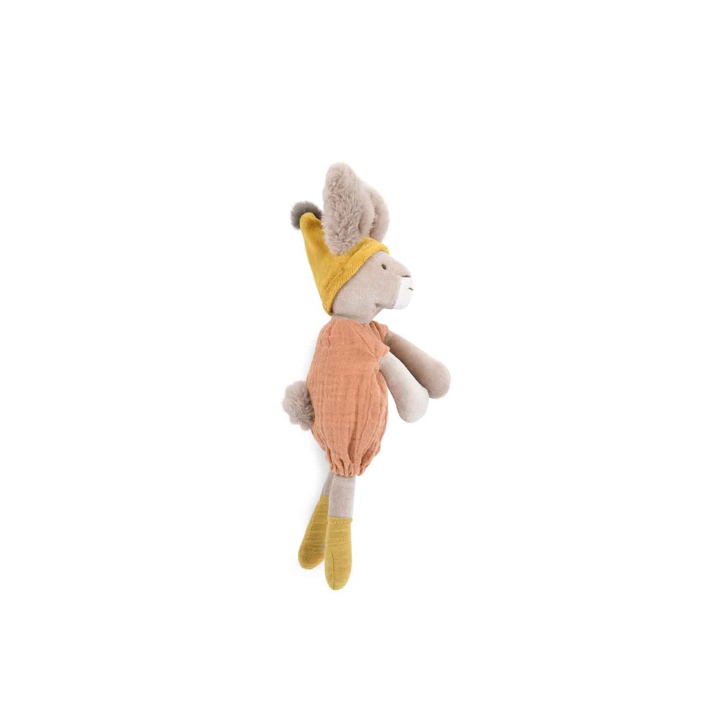 Kleines Kaninchen in Erdfarbe