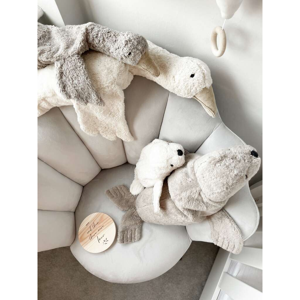 Kuscheltier Gans klein - grau