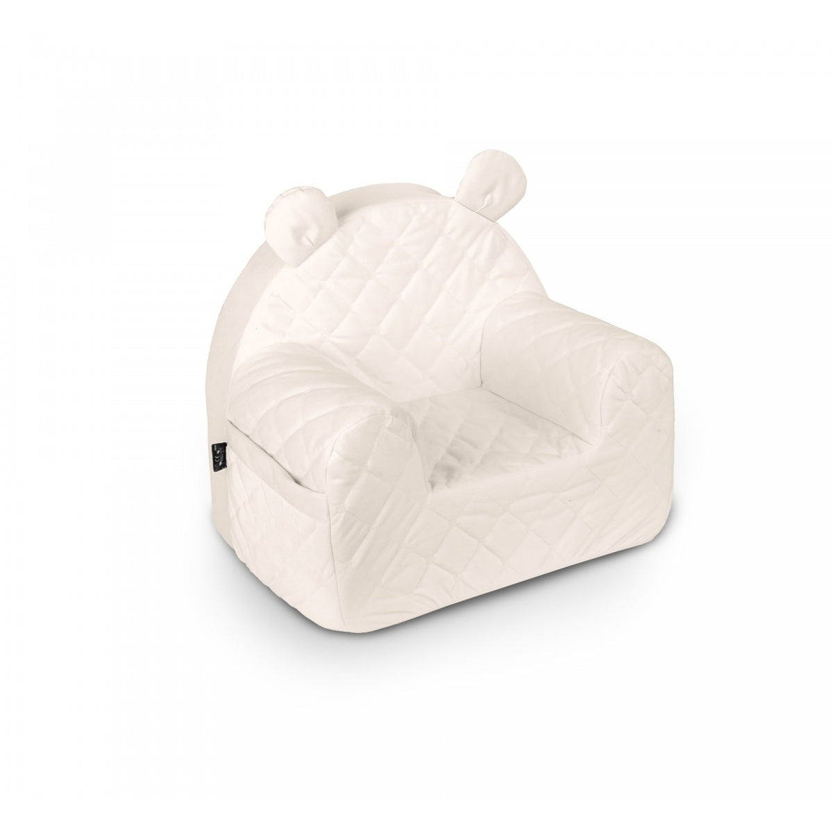 Velvet Kindersessel - Naturweiß