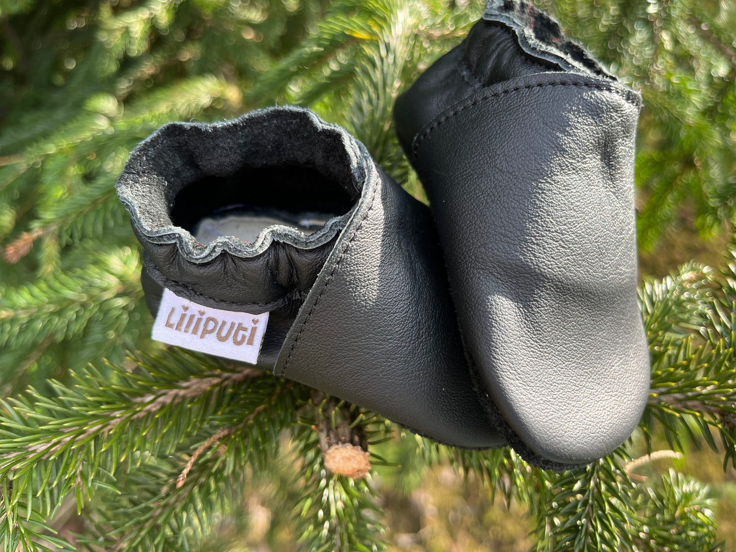 Weiche Babyschuhe - Black Panther