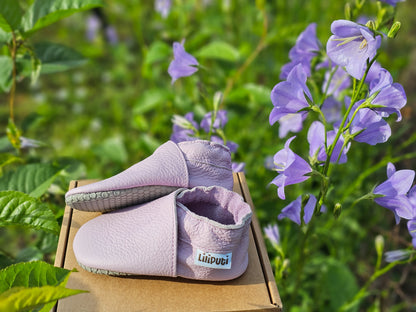 Weiche Babyschuhe - Lavendel