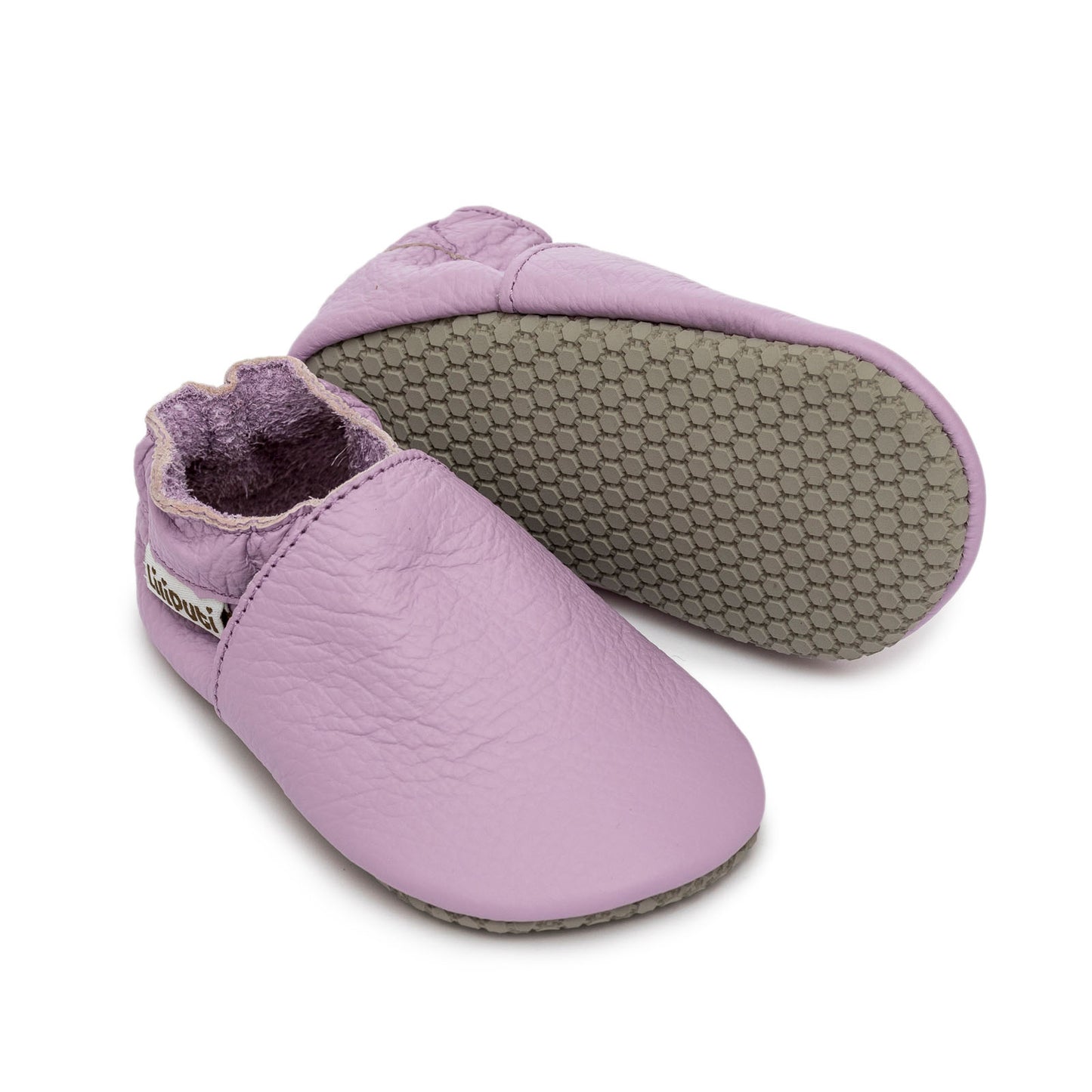 Weiche Babyschuhe - Lavendel