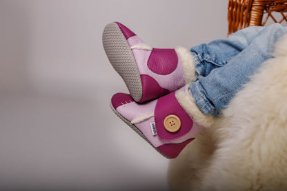 Babystiefel mit weichen Pfoten - Violette Fusion