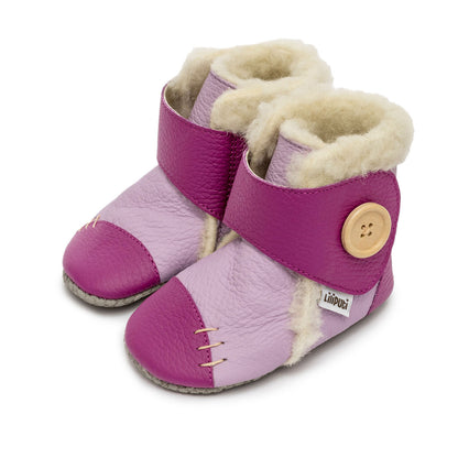 Babystiefel mit weichen Pfoten - Violette Fusion