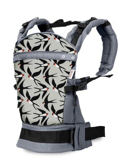 Babytrage - Regenbogen Linie - Wilkommenschwalbe