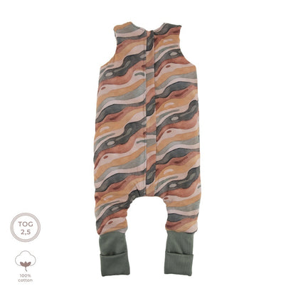 Schlafsack mit Beinen - Regenbogenberg